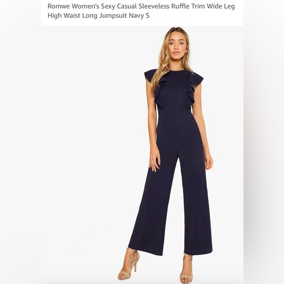 Women’s wideleg jumpsuit - Picture 5 of 6